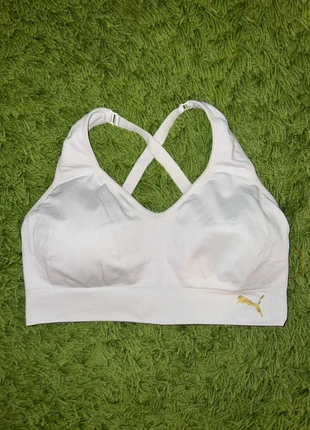 Brassière de Sport Puma Blanche Femme / Taille M, marke: Puma, zustand: Sehr gut, größe: M, 5,00 €, 5,95 € inklusive Vinted-Käuferschutz