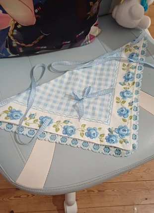 Bandana triangle pour cheveux 🩵, brand: Fait Main, condition: New without tags, €11.00, €12.25 includes Buyer Protection