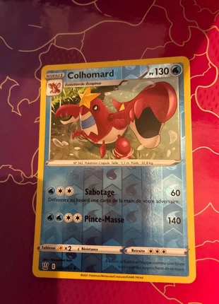 Carte Pokémon Reverse Colhomard, marke: Pokémon, zustand: Gut, 1,50 €, 2,28 € inklusive Vinted-Käuferschutz