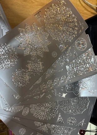 7 sheets silver stick ons, brand: Craft, condition: Like new, £1.00, £1.75 includes Buyer Protection
