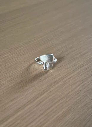 Bague argentée Y2K grunge streetwear unisexe acier inoxydable, marca: CHROME, estado: Nuevo con etiquetas, tamaño: Ajustable, 12,90 €, 14,25 € Protección al comprador incluida