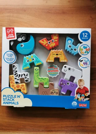 Stapel dieren speelgoed kleurrijk stackable animals, merk: Little Learners, staat: Nieuw met prijskaartje, maat: 12-18 maanden / 80 cm, € 8,50, € 9,63 inclusief Kopersbescherming