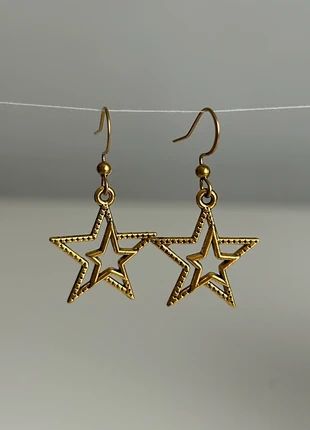 pendientes estrellas dorados, état: Neuf avec étiquette, 6,00 €, 7,00 € Protection acheteurs incluse