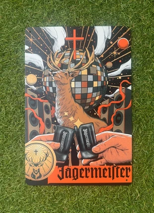 Jagermeister metal homedecor plate, merk: Jägermeister, staat: Nieuw met prijskaartje, € 6,99, € 8,04 inclusief Kopersbescherming