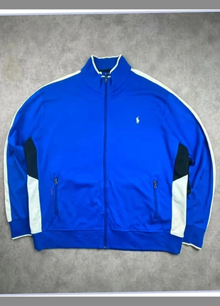 Pull / veste zippée Ralph Lauren bleu logo brodé blanc - taille XXL, marca: Ralph Lauren, estado: Muy bueno, tamaño: XXL, 59,90 €, 63,60 € Protección al comprador Pro incluida