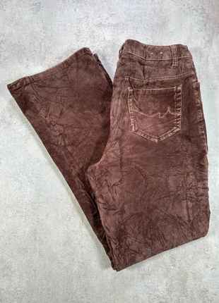 Pantalon En Velours Côtelé / Corduroy st john's bay marron uni, coupe taille 8, marque: Vintage Dressing, état: Très bon état, taille: L / 40 / 12, 6,00 €, 7,00 € Protection acheteurs (Pro) incluse