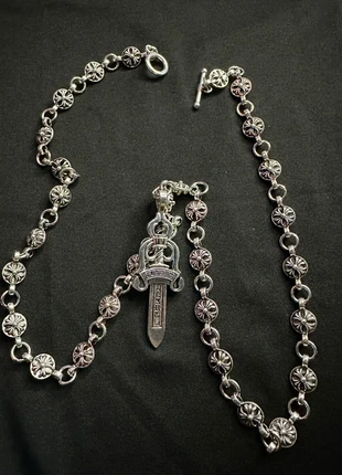 Collier Chrome Hearts argenté, brand: Chrome Hearts, condition: New without tags, €15.00, €16.45 includes Buyer Protection