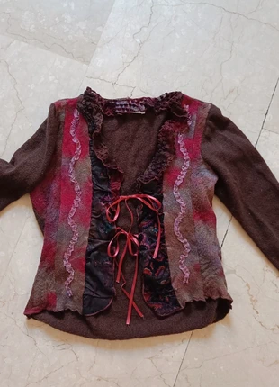 Maglioncino con fiocchi vintage, marke: COQUETTE, zustand: Sehr gut, größe: M / 38 / 10, 15,00 €, 16,45 € inklusive Vinted-Käuferschutz