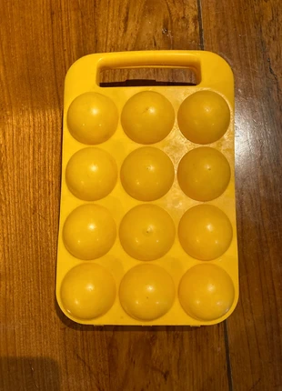 Boîte à œufs vintage jaune 12 œufs camping années 70, marque: Vintage, état: Très bon état, 10,00 €, 11,20 € Protection acheteurs incluse