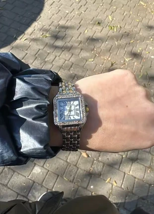 Montre dorée élégante à strass 24 CM – cadran carré chic et intemporel, brand: Quartz, condition: New without tags, size: Up to 30 mm, €19.00, €20.65 includes Buyer Protection