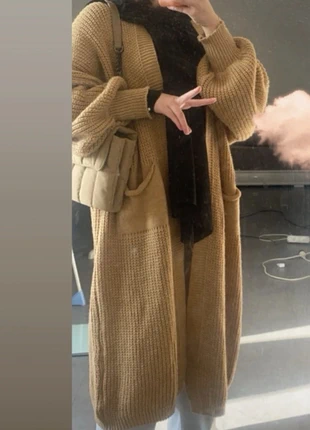 Gilet long en maille, marque: Petit, état: Très bon état, taille: Taille unique, 5,00 €, 5,95 € Protection acheteurs incluse