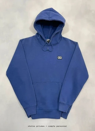 Pull Obey Bleu Homme coupe Large Hoodie Oversize Sweatshirt - Taille S #780, merk: Obey, staat: Heel goed, maat: S, € 49,00, € 52,15 inclusief Kopersbescherming Pro