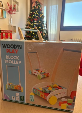 Trolley costruzioni legno, marque: Wood'N Play, état: Très bon état, taille: 24-36 mois / 92 cm, 7,00 €, 8,05 € Protection acheteurs incluse