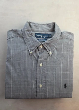 chemise ralph lauren yarmouth prince de galles coton homme xl gris classique 🧵, marque: Ralph Lauren, état: Très bon état, taille: XL, 27,00 €, 29,05 € Protection acheteurs incluse