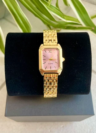 Montre Quartz en acier inoxydable • Doré/Blanc, brand: Quartz, condition: New with tags, size: One size, €13.30, €14.67 includes Buyer Protection