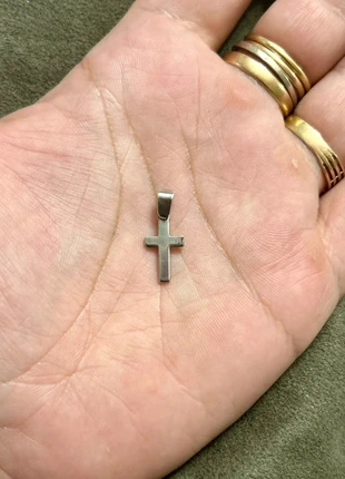 Pendentif croix en argent massif, marca: Argent, estado: Muito bom, €16.50, €18.03 inclui Proteção do Comprador Pro