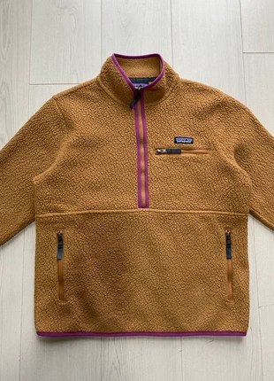 Polaire à demi zip vintage Patagonia taille L femme | Marron, brand: Patagonia, condition: Very good, size: L / 40 / 12, €80.00, €84.70 includes Buyer Protection