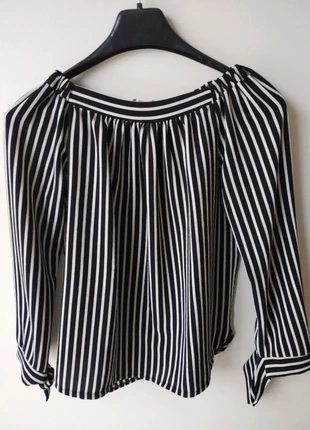 Blouse rayée blanche et noire, estado: Muy bueno, tamaño: M / 38 / 10, 7,00 €, 8,05 € Protección al comprador incluida