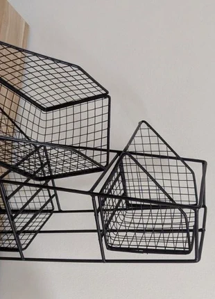 Black Metal Wire Storage Basket Organizer, marque: Metal, état: Très bon état, 9,35 €, 10,52 € Protection acheteurs incluse