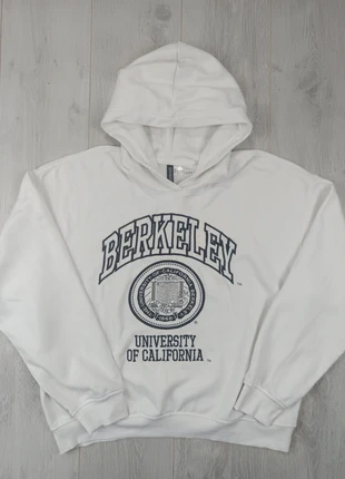 Hoodie H&M blanc Berkeley University Taille M oversize, marke: H&M, zustand: Sehr gut, größe: M, 7,00 €, 8,05 € inklusive Vinted-Käuferschutz