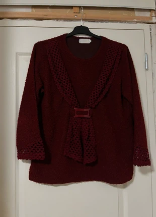 Gilet bordeaux avec dentelle taille M excellent état, brand: la réserve des femmes, condition: New without tags, size: M / 38 / 10, €10.00, €11.20 includes Buyer Protection