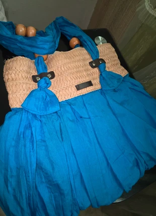 Sac bleu bohème hippie, état: Neuf sans étiquette, 8,00 €, 9,10 € Protection acheteurs incluse