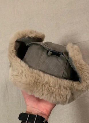 Khaki green ushanka trapper hat fluffy, brand: Japan Style, condition: Very good, size: One size, £15.00, £16.45 includes Buyer Protection Pro