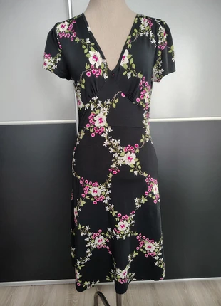 King Louie, zwart met bloemen, maat S, marca: King Louie, estado: Muito bom, tamanho: S / 36 / 8, €10.00, €11.20 inclui Proteção do Comprador