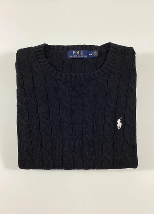 Pull Ralph Lauren Homme – Noir – Logo Brodé Blanc – Taille M – 100% Coton, marque: Ralph Lauren, état: Très bon état, taille: M, 59,90 €, 63,60 € Protection acheteurs incluse