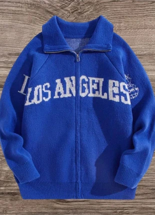 Sweat Bleu À Zip Homme Été Automne Vintage Streetwear quel - Taille M, marca: Vintage, estado: Muito bom, tamanho: M, €85.00, €89.95 inclui Proteção do Comprador