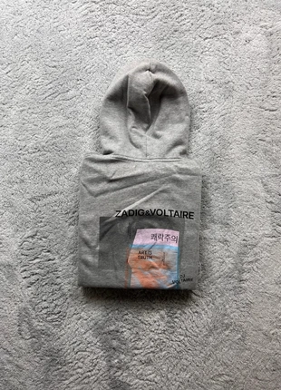 Pull à Capuche Hoodie Gris Zadig Et Voltaire Logo Rose Taille L, marque: Zadig & Voltaire, état: Très bon état, taille: L / 40 / 12, 66,50 €, 70,53 € Protection acheteurs incluse