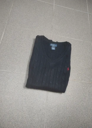 Pull sans manche Ralph Lauren torsadé marine, marca: Ralph Lauren, estado: Muy bueno, tamaño: XL, 27,51 €, 29,59 € Protección al comprador incluida