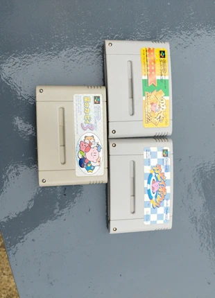 Nintendo super famicom sfc lot jeux japonais Kirby, condition: Good, €15.00, €16.45 includes Buyer Protection