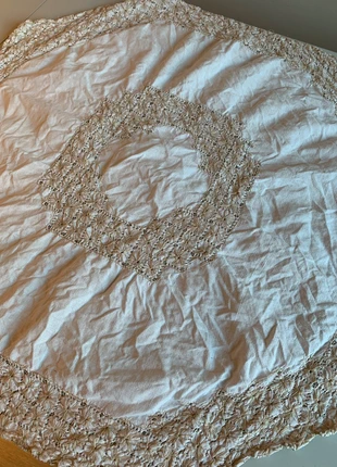 Nappe brodée octogone motifs ajourés vintage, marque: Vintage, état: Très bon état, 12,00 €, 13,30 € Protection acheteurs incluse