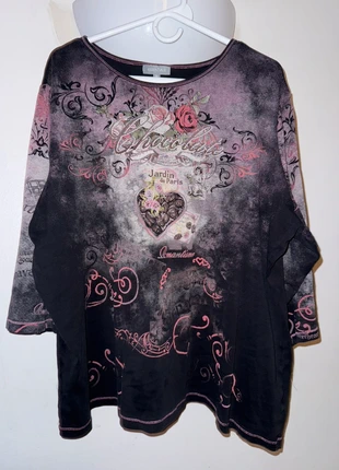 Pretty long sleeved shirt Paris, brand: Paris Paris, condition: Very good, size: 22 / 3 X, $11.00, $12.25 includes Buyer Protection