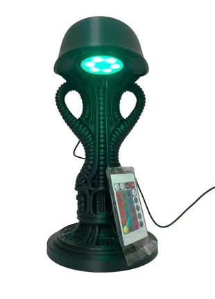Xeno Alien inspired led lamp Giger style, condition: New without tags, £29.59, £31.77 includes Buyer Protection