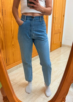 🌺 Pantalón vaquero azul talla S Fundamento🌺, marque: fundamento, état: Très bon état, taille: S / 36 / 8, 8,00 €, 9,10 € Protection acheteurs incluse