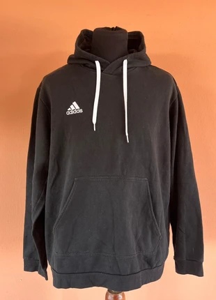 Felpa Adidas nera con cappuccio XL donna, zip, vintage 2000, regular fit, brand: adidas, condizioni: Ottime, taglia: XL / IT 46 / EU 42, €14.90, €16.35 include la Protezione acquisti