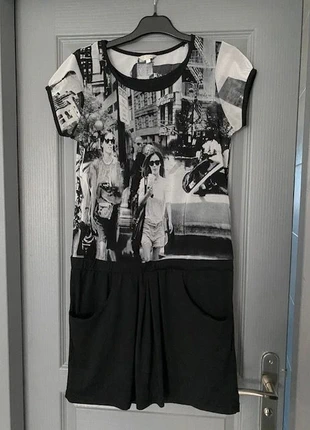 Robe extensible Jacqueline Riu taille 40-42. Lot réductions !, brand: Jacqueline Riu, condizioni: Ottime, taglia: XL / IT 46 / EU 42, €3.00, €3.85 include la Protezione acquisti