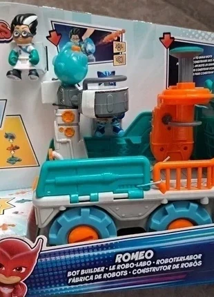 Veículo PJ Mask - Romeo Bot Builder NOVO, marca: PJ Masks, estado: Novo com etiquetas, tamanho: 3 anos / 98 cm, €49.90, €53.10 inclui Proteção do Comprador