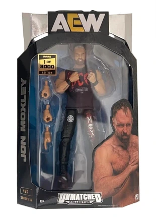 Jon Moxley Rare Edition wrestling action figure AEW Unmatched Series 12 collection, brand: jazwares, condition: New with tags, size: Preemie, up to 44cm, €45.00, €47.95 includes Buyer Protection