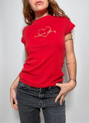 T-shirt manches courtes vintage 2000s y2k à inscriptions, marke: Vintage Dressing, zustand: Sehr gut, größe: M / 38 / 10, 23,00 €, 24,85 € beinhaltet Vinted-Käuferschutz Pro