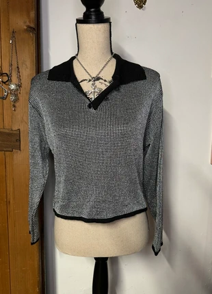 Magnifique pull court gris et noir avec fil pailleté vintage fêtes taille 1 36, marke: Vintage Dressing, zustand: Sehr gut, größe: S / 36 / 8, 14,00 €, 15,40 € beinhaltet Vinted-Käuferschutz Pro
