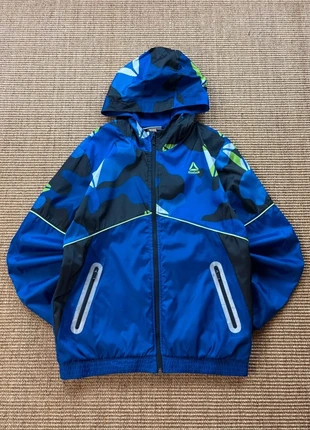 Coupe-vent Reebok camouflage bleu noir logo fluo poches réfléchissantes 14/16 garçon XS homme #0230, marke: Reebok, zustand: Gut, größe: XS, 24,75 €, 26,69 € beinhaltet Vinted-Käuferschutz Pro