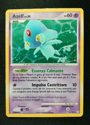 Azelf Lv.50 MT 4 Holo Tesori Misteriosi 4/123 Ryo Ueda Italiano, marke: Pokémon, zustand: Gut, 4,99 €, 5,94 € inklusive Vinted-Käuferschutz