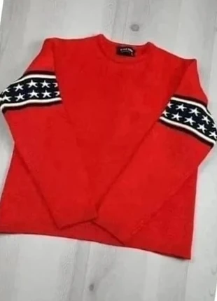 Pull rouge en laine de la marque Demetre 🇺🇸 vintage taille M, brand: demetre, condition: Very good, size: M / 38 / 10, €60.90, €64.65 includes Buyer Protection Pro