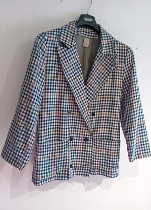 🎁 Veste femme à carreaux coupe droite 5 couleurs ( dimensions dessous), brand: Vintage Chic, condition: Very good, size: 4XL / 48 / 20, €26.00, €28.00 includes Buyer Protection