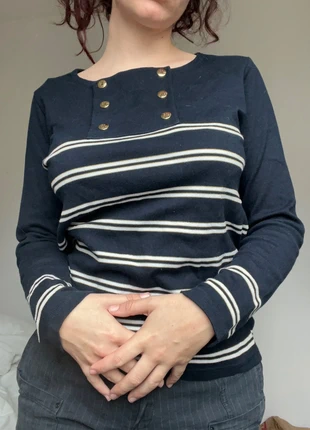 Armor Lux – Navy striped long-sleeve top – Size M/L – 95% Cotton, marque: Armor-Lux, état: Très bon état, taille: M / 38 / 10, 17,00 €, 18,55 € Protection acheteurs incluse