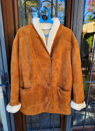 Manteau court en mouton retourné véritable, marque: Shearling, état: Neuf sans étiquette, taille: XXXL / 46 / 18, 50,00 €, 53,20 € Protection acheteurs incluse