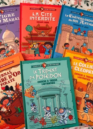 Lot de 6 livres le super club des mini aventuriers, condizioni: Nuovo senza cartellino, €5.00, €5.95 include la Protezione acquisti